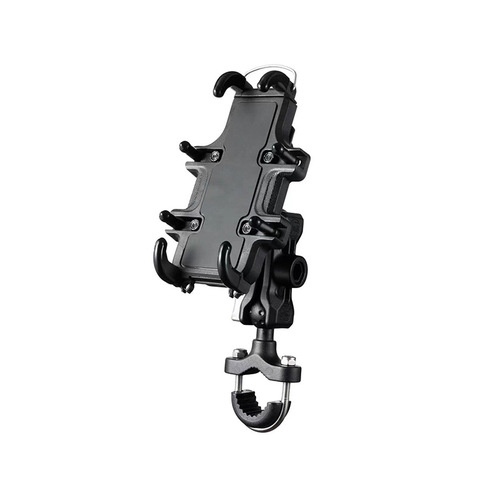 Motorcycle Phone Navigation Mount Shockproof Scooter Step-through Car Phone Holder Charging Anti-vibration Bracket