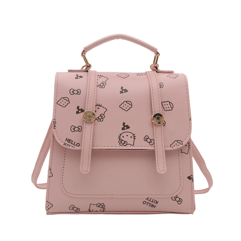 Nicho de diseño sensación de mochila de hombro de estilo femenino estilo de moda de estudiantes de moda personalidad casual sensación de textura de mochila de estilo universal