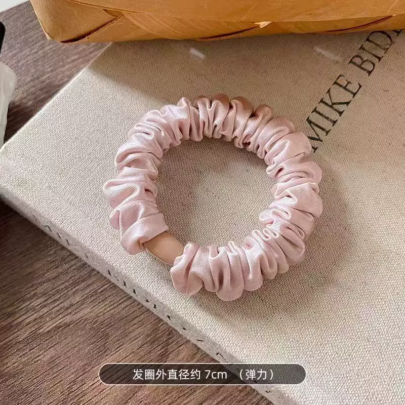 Elastic sports rostometer for gym, ponytail, durable hair rope, harmless hair accessory, no hair damage