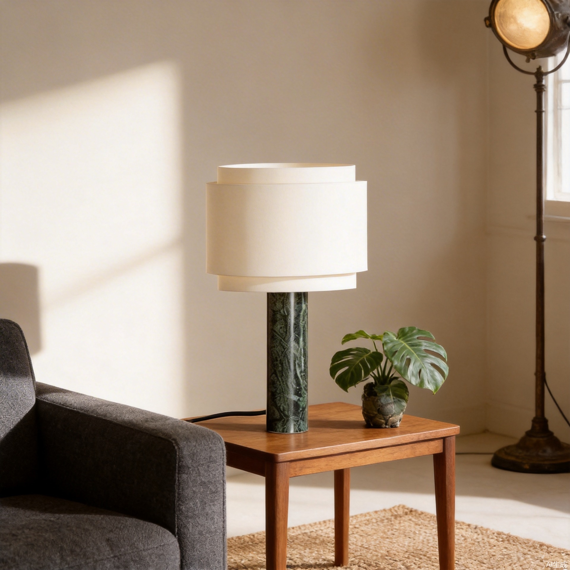 Marble Table Lamp Italian L Designer Living Room Bedroom Study Marble Retro Table Lamp Bedside High-End