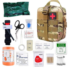 Outdoor First Aid Kit Survival Tools Set Wilderness Emergency Kit Multi-functional Tactical Field First Aid Supplies