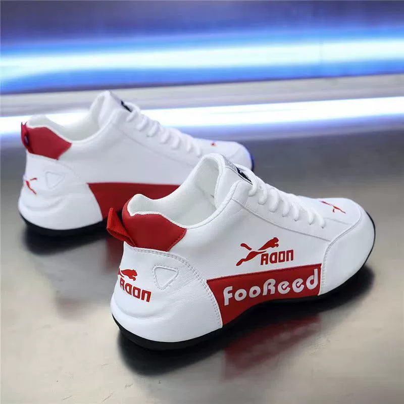 Мужская и женская спортивная обувь легкая модная повседневная обувь дикая белая обувь кожаная ветрозащитная трансграничная внешняя торговля мужская обувь