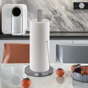 Factory Direct supply stainless steel round bead tissue holder kitchen bathroom bathroom simple roll paper storage rack
