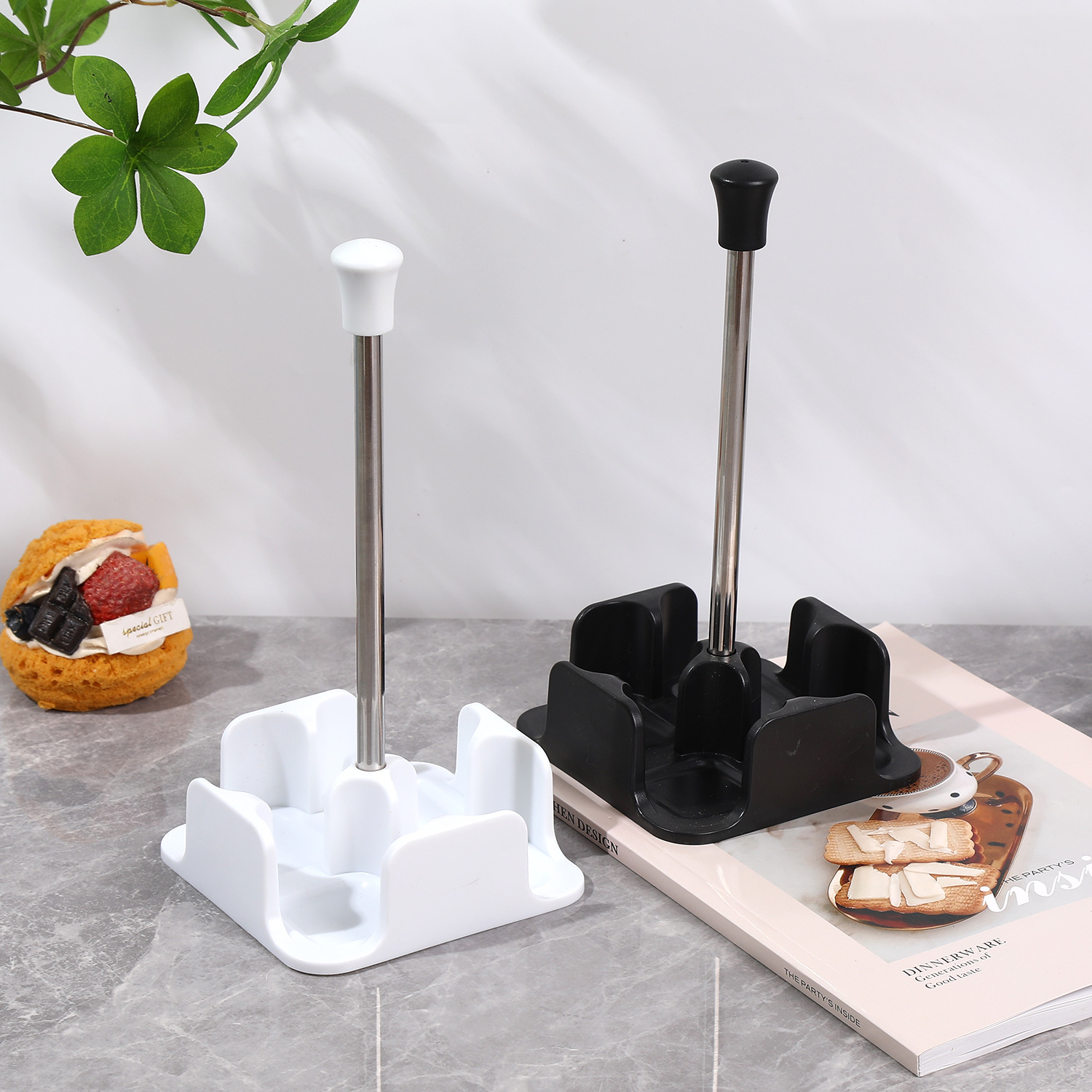 Tarro de condimento de cocina combinación de juego para el hogar Tarro de condimento de lujo ligero nórdico sellado a prueba de humedad botella de condimento acrílico al por mayor