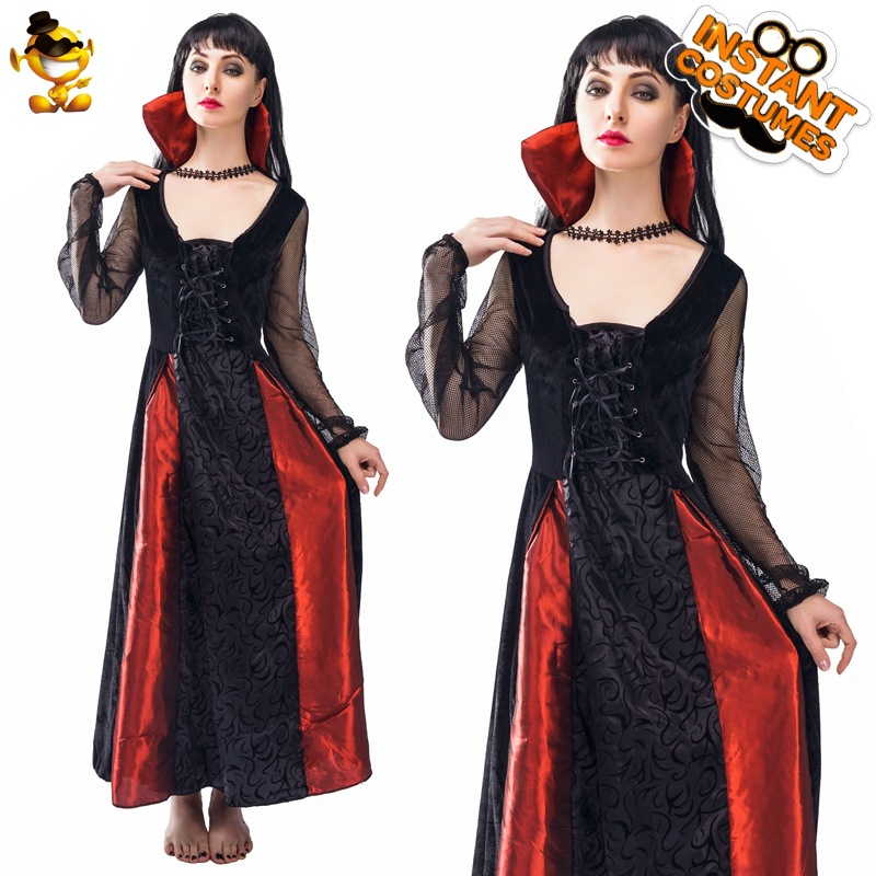 Halloween adulto mujeres vampiro partido mascarada etapa rendimiento traje de Halloween distribución al por mayor