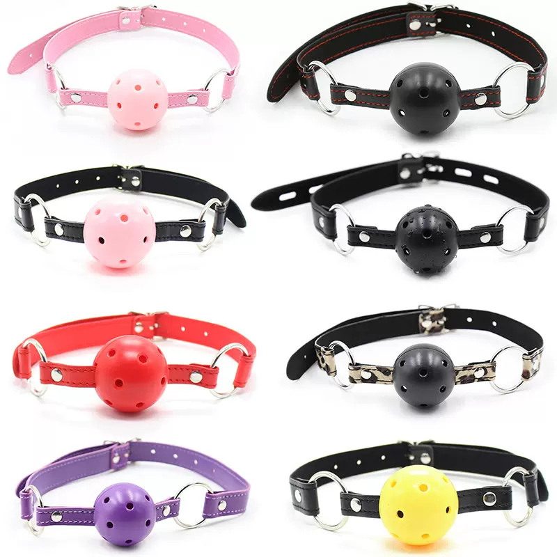 sm情趣口球成人用品口塞男女用品另类情趣玩具皮革针扣束缚性用品