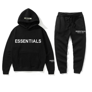 Ƥ�� FEAR OF GOD�;�Essentials�¿����b��ǰLOGOӡ�Bñ�l����Ů