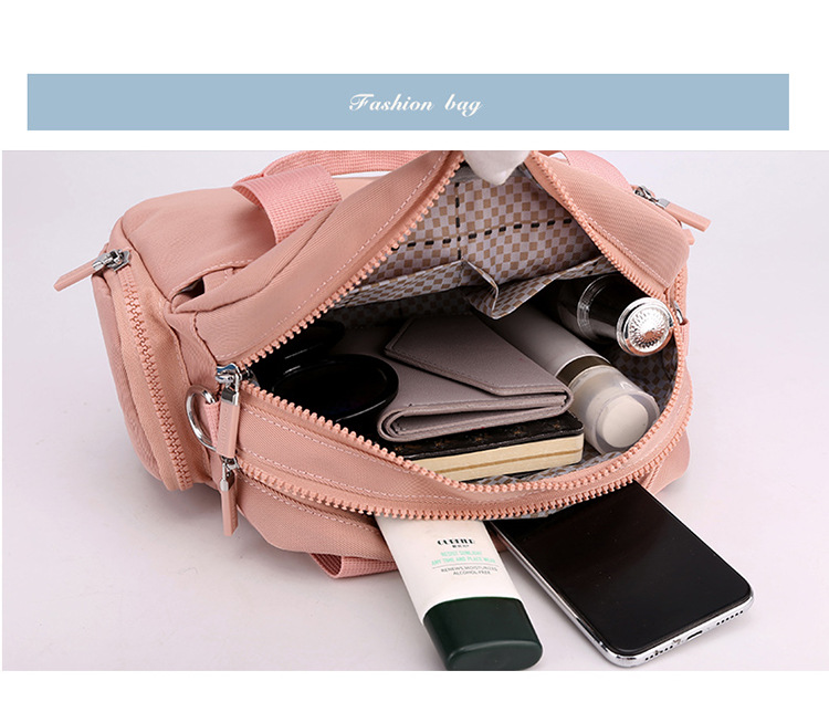 New cross-border women's bag, large-capacity waterproof crossbody bag, simple and fashionable handbag, nylon women's bag, mom bag undefined