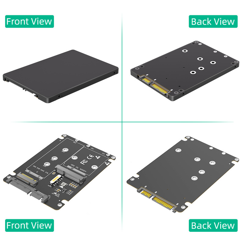 M.2ソリッドステートSSD変換sata3外付けハードディスクケースngff msata変換カード二重用二一体型|undefined