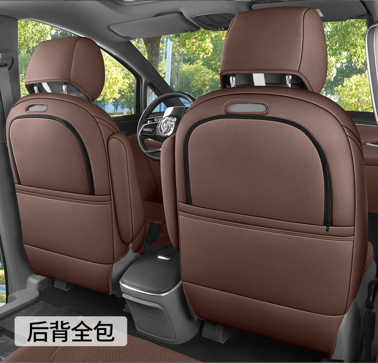Buick Gl8 Land-Based Business Class Special Seat Cover, Plush Velvet, All-Season Universal Car Seat Cushion, Slim Waist Seat Cover