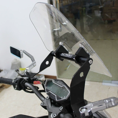 aluminum alloy bracket + | Motorcycle front windshield