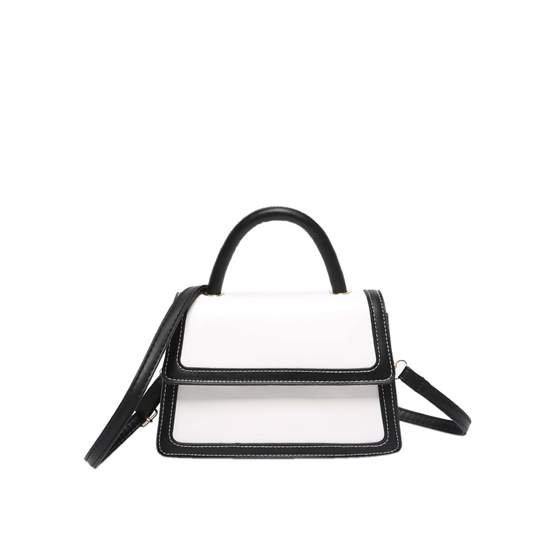 Bolso de hombro de color sólido 2024 verano nuevo estilo bolso de mano casual moda simple diagonal a juego de color pequeño bolso cuadrado para mujer
