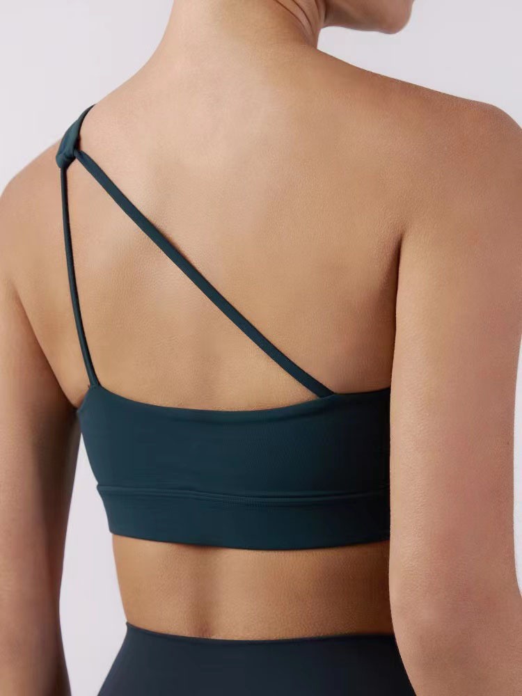 Comercio exterior transfronterizo Chaleco de fitness para mujeres con almohadilla de pecho envuelto en el pecho alto elástico de secado rápido deportes correr yoga sujetador