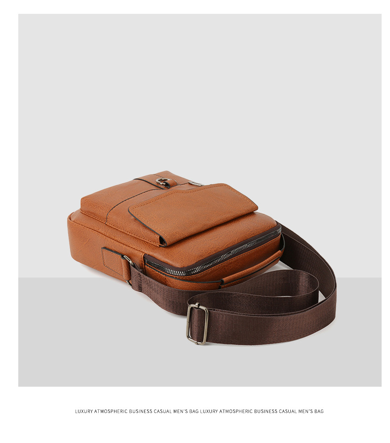 Męska torba na ramię ze skóry ekologicznej retro styl casual_voghion.com