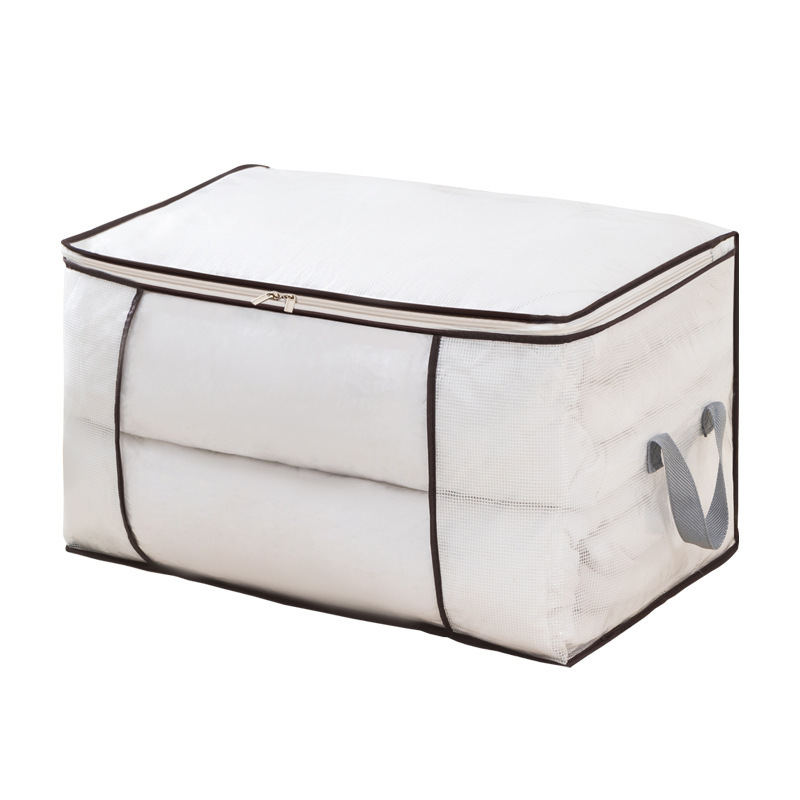 Nylon Mesh Storage Organizer Dustproof Moistureproof Clothing Quilt Moving Packing Bag_voghion.com