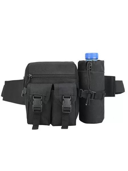 Cross-border tactical waist bag for outdoor running, multifunctional sports waist bag, water bottle waist bag, close-fitting anti-theft phone holder for walking