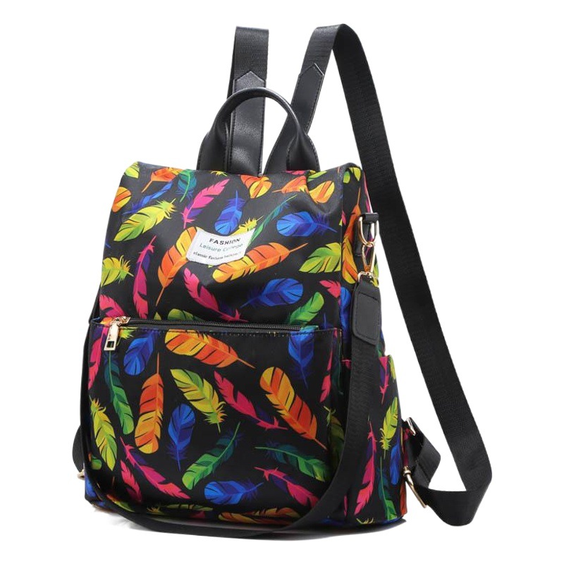 Estudiante mochila Junior High School estudiante de gran capacidad antirrobo mochila estilo coreano impreso chica mochila campus nueva venta al por mayor