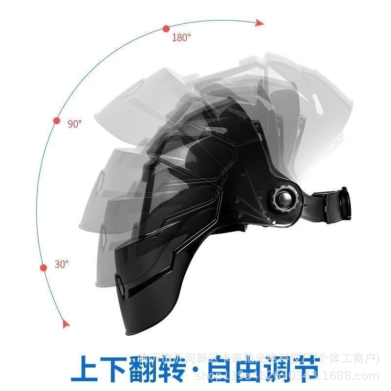 Automatic True Color Dimming Protective Mask for Welders, Welding Mask, Welding Helmet, Head-Mounted Welding Face Protection, Lightweight