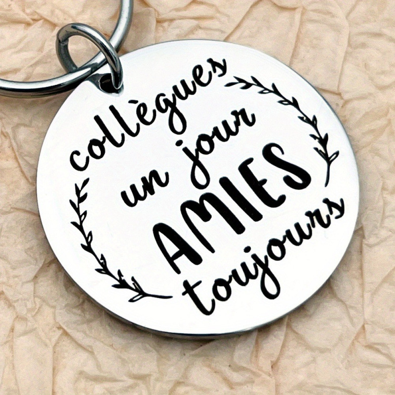 Best-selling cross-border stainless steel round tag laser-engraved commemorative blessing custom graphic Thanksgiving keychain wholesale Best-selling cross-border stainless steel round tag laser-engraved commemorative blessing custom graphic Thanksgiving keychain wholesale