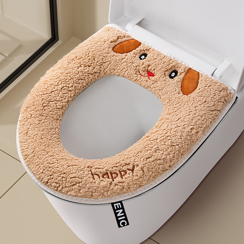 家庭用アニメ防水トイレの座布団を厚くして保温します。|undefined