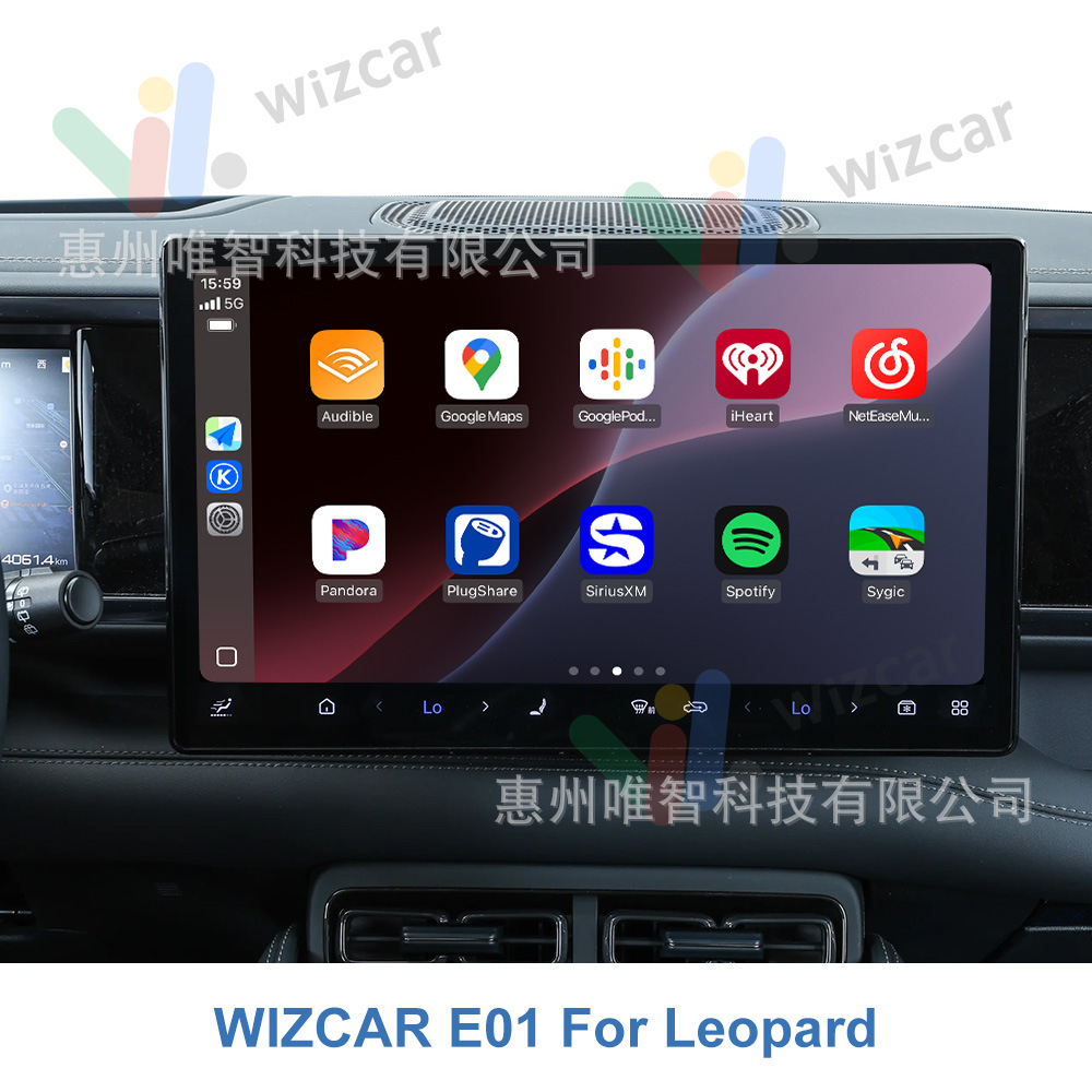 BYD Leopard 3 5 7 8 FangChengBao WIZCAR E01 Google Map Spotify Music Multilingual Apple CarPlay Android Auto for Chinese Version