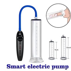 Smart LCD Display Vacuum Suction Pump Male Endurance Trainer Adult Toy Stretcher Cross-border Best Seller Set