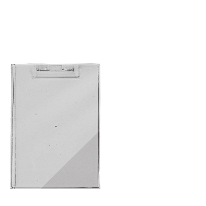 Clip de placa transparente a4 carpeta de papel de prueba de almacenamiento de documentos de clasificación de artefactos espesación de escritura clip de placa de almohadilla