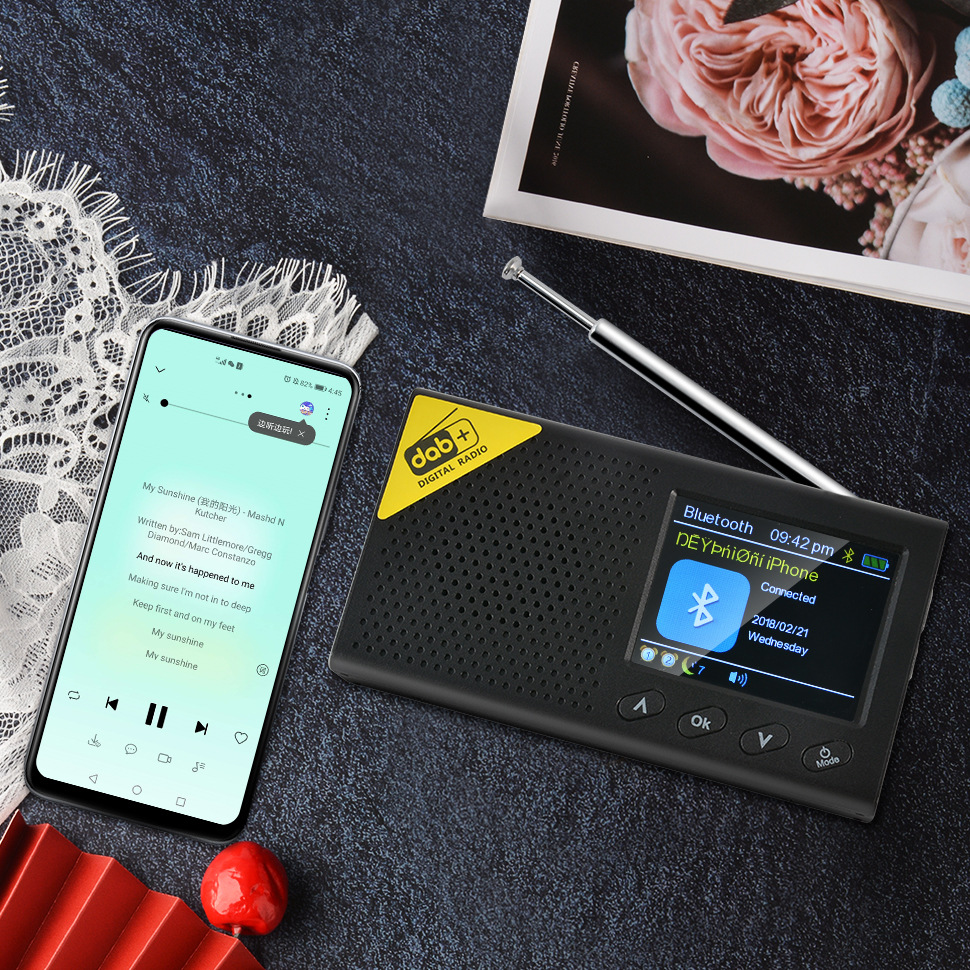 Car Dab+ Radio Android Navigation App Control European Version Portable Radio