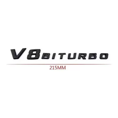 Suitable for the new Mercedes-Benz V8BITURBO side emblems, C63, G63, S65, and V12 supercharged car emblems (Car logo) - standard-v8biturbo