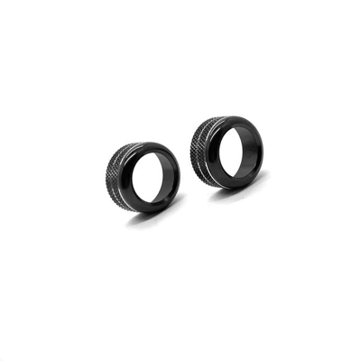 Conditioning Vent Decoration Gr86 — Other Automotive Interior Supplies - air-outlet-knob-ring-black-price-for-a-pair-of-2