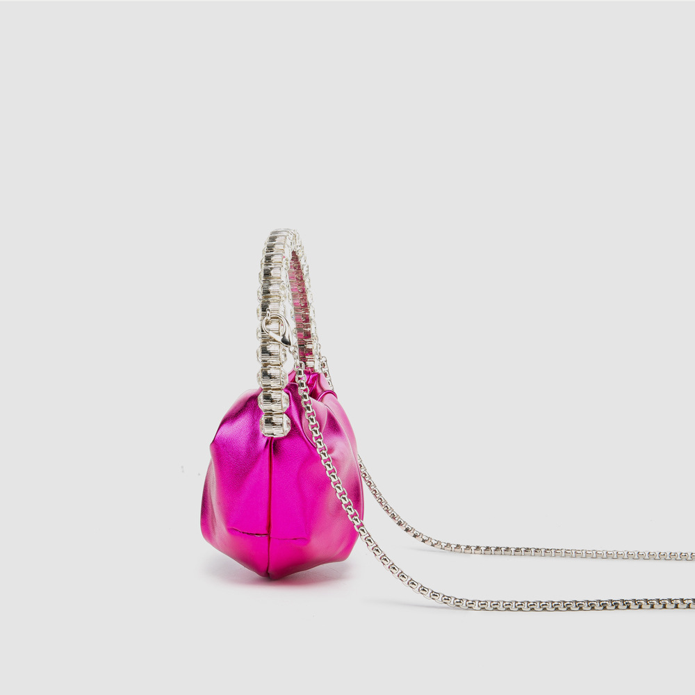 Women's Mini Pu Leather Solid Color Classic Style Square Zipper Handbag display picture 1