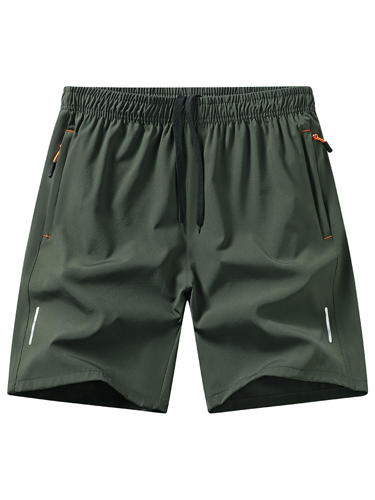 Pantalones Cortos Deportivos de Secado Rápido para Hombre S-3XL de Poliéster con Eficacia Fría y Transpirables