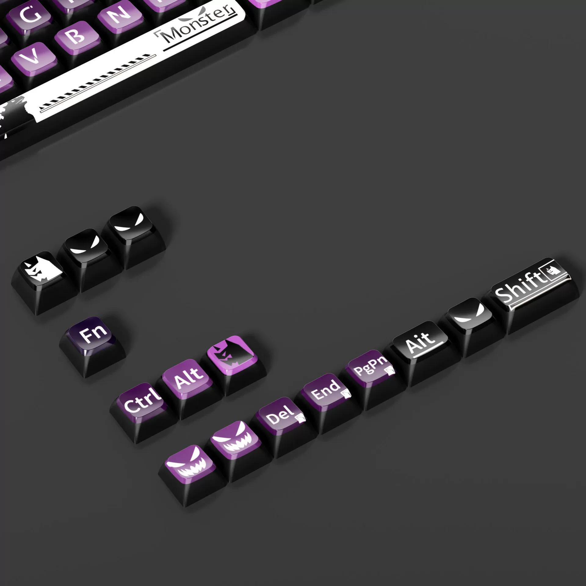 Маленький монстр Годзилла анимационная тема XDA высокая сублимация PBT механическая клавиатура кастомизация