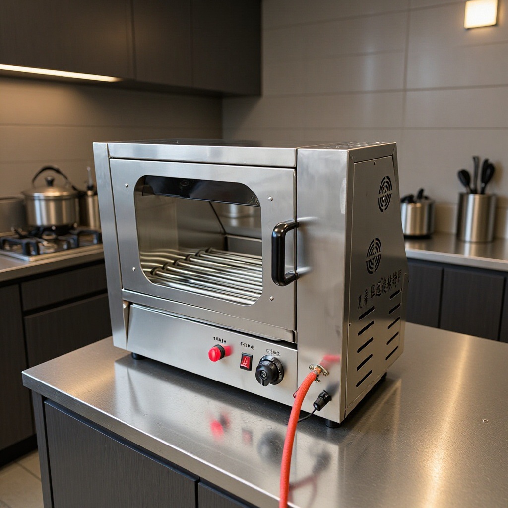 滚轴燃气烤肠机 流动摆摊烤丸子 烤鸡皮卷 燃气烤肠机器 兄弟华远