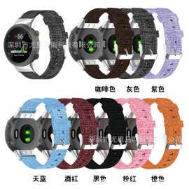 适用于佳明Garmin Forerunner45， 45S, swim2帆布表带现货