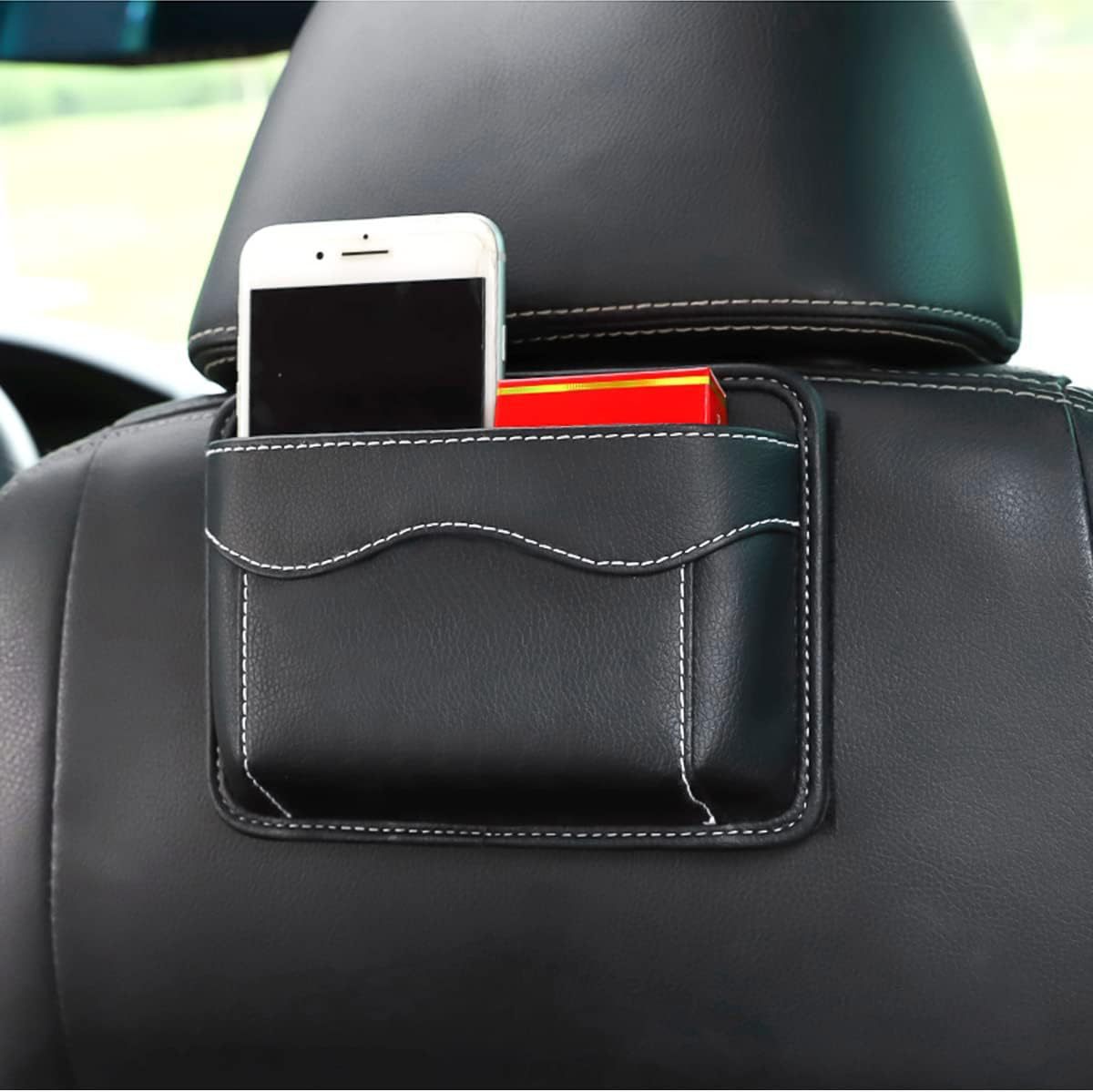 Cross-Border Car Phone Holder, In-Car Adhesive Small Storage Bag, Storage Pouch, Card Holder, Direct from the Factory