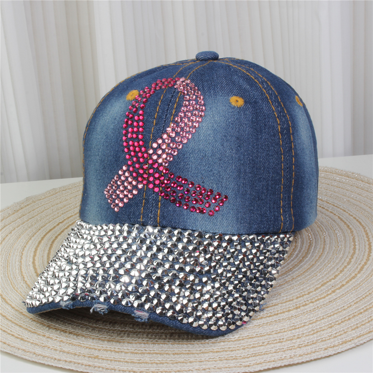 147g Weight Baseball Cap Hats Type Daily, Street Occasion Denim Material Letter, Usa, Butterfly Pattern All Seasons Season Unisex Gender Simple Style, Classic Style Style Curved Eaves Rim Unisex Simple Style Classic Style Letter Usa Butterfly Curved Eaves Baseball Cap 24