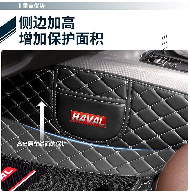 Suitable for Haval H6 Floor Mats Haval M6 Plush2S Big Dog First Love F7X Third Generation H6 National Trend Surround Car Floor Mats