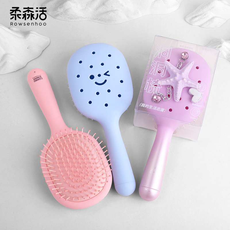 Cross-Border Popular Air Cushion Comb Series, Airbag Massage Comb, Anti-Static, Dual-Use for Dry and Wet Hair, Hollow Comb DIY Cross-Border Popular Air Cushion Comb Series, Airbag Massage Comb, Anti-Static, Dual-Use for Dry and Wet Hair, Hollow Comb DIY
