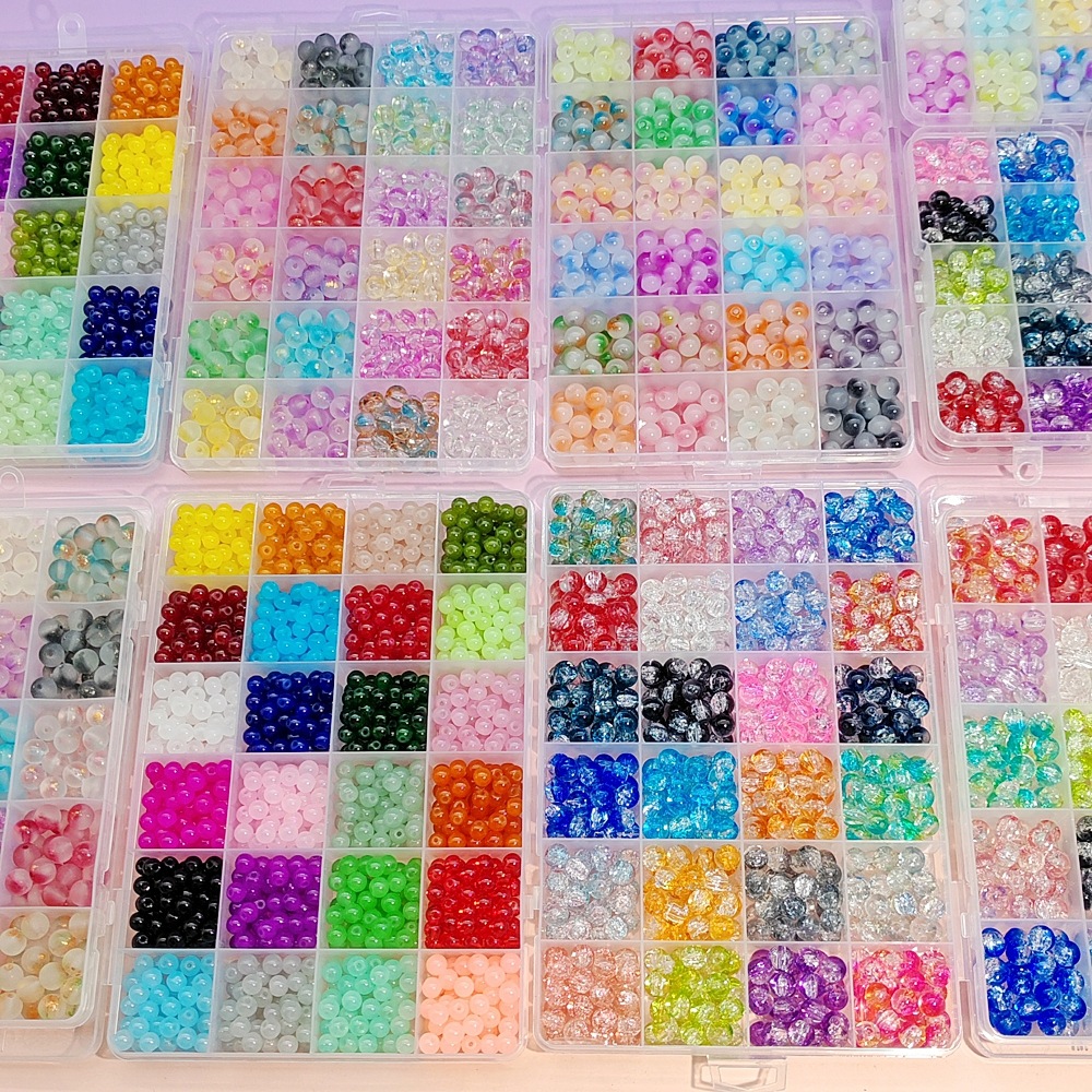 8 mm10 mm material de jade tinta salpicaduras de oro vidrio cuentas sueltas cuentas hechas a mano materiales de accesorios de joyería de bricolaje al por mayor