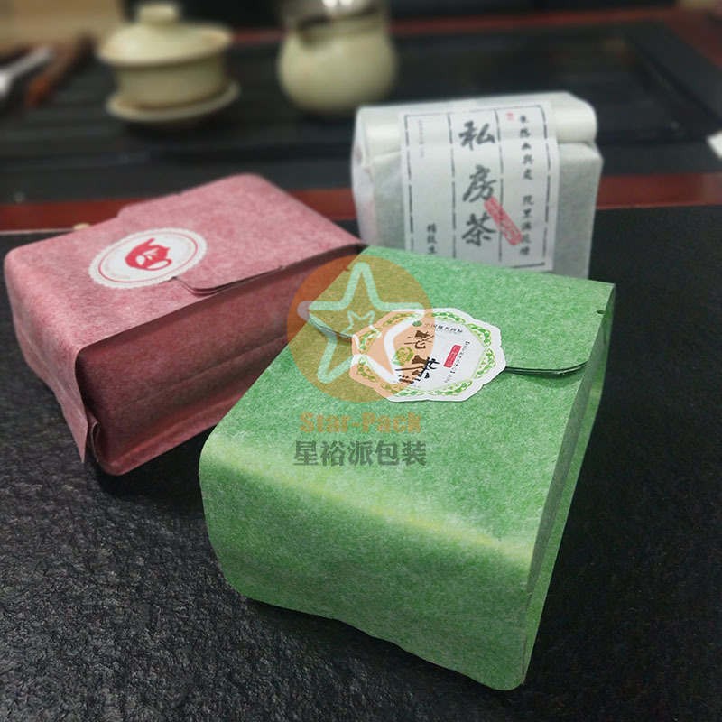 石棉纸茶叶铝箔袋四边封复合袋