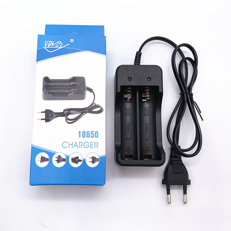 18650雙燈雙槽充電器 智能多功能充電器美規歐規3.7V 4.2V充電器 2