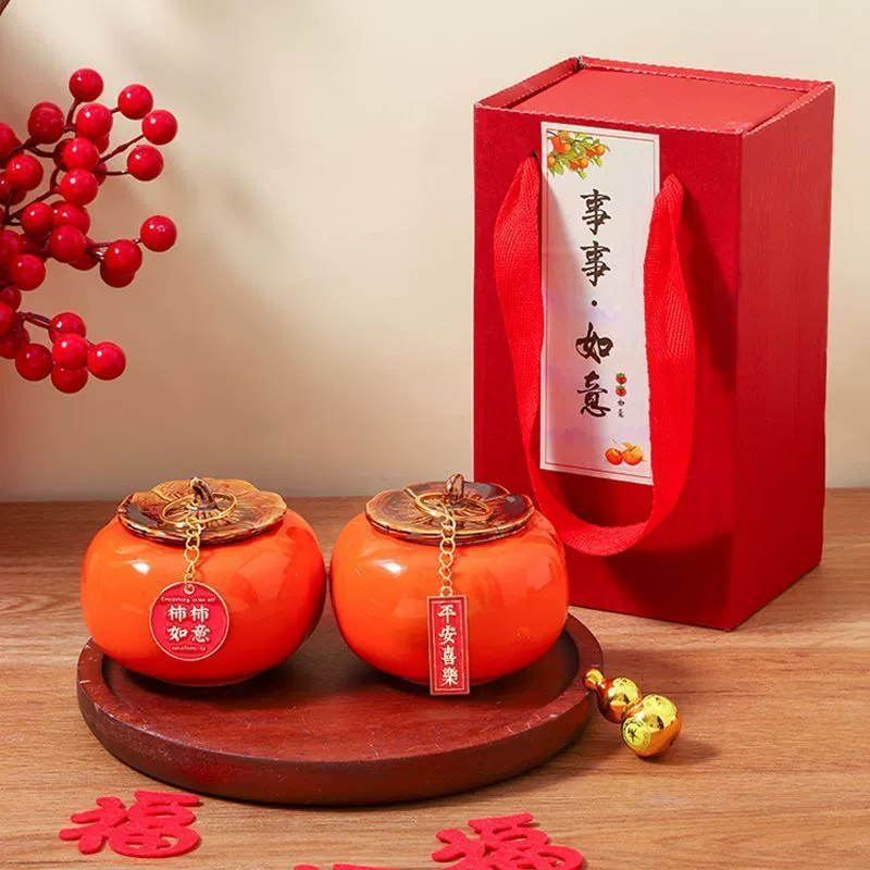 Домашнее украшение керамический persimmon persimmon рюи банка для гостиной изделия настольные украшения новые дома