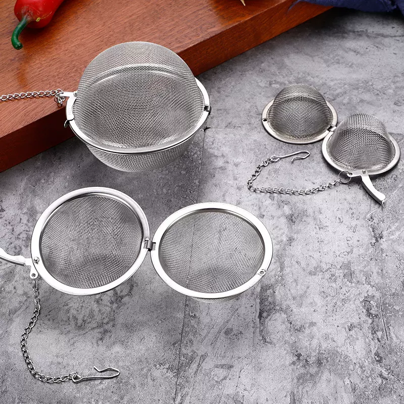 厂家批发家用304不锈钢调料球 卤味卤料食品过滤创意厨房小工具