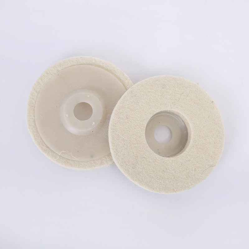 Rueda de lana rueda de pulido espejo acero inoxidable pulido de metal madera piedra amoladora angular 100*16 rueda de fieltro