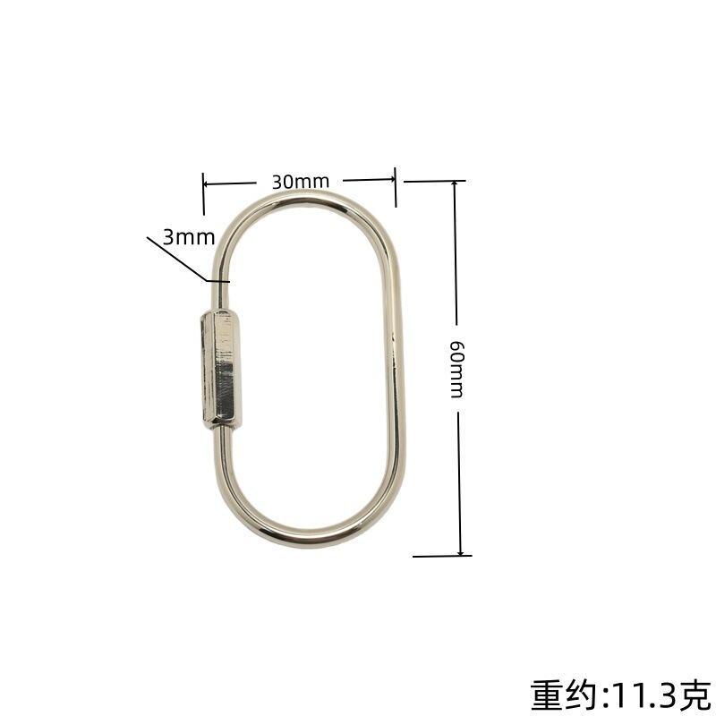 厂家直供黄铜电镀钥匙扣简约线扣螺丝扣复古纯铜创意时尚钥匙圈环|undefined