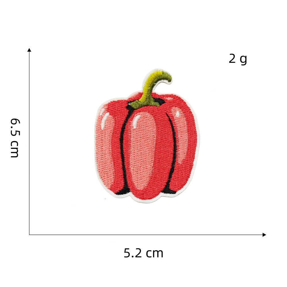 红色系列布贴8#