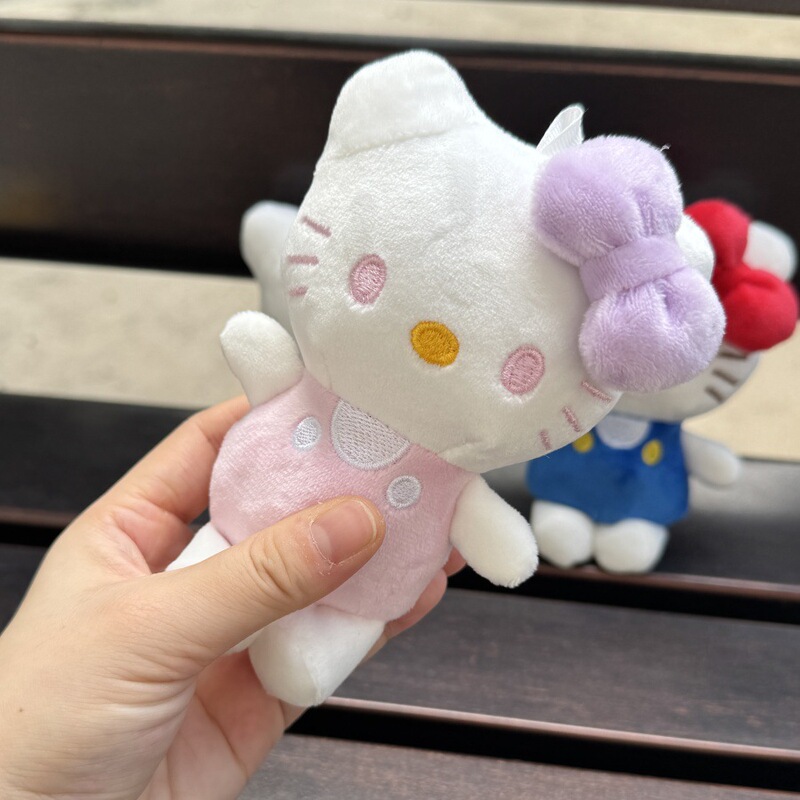 爆款网红可爱hellokitty毛绒公仔挂件包包钥匙扣挂饰送闺蜜可批发|undefined