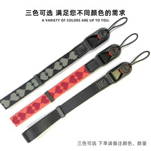 相机腕带快拆扣可调节尼龙材质单反相机带配件桃心相机手腕带挂绳