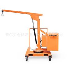 平衡重式轻型半电动旋转吊车吊机 无支腿550kg180度模具